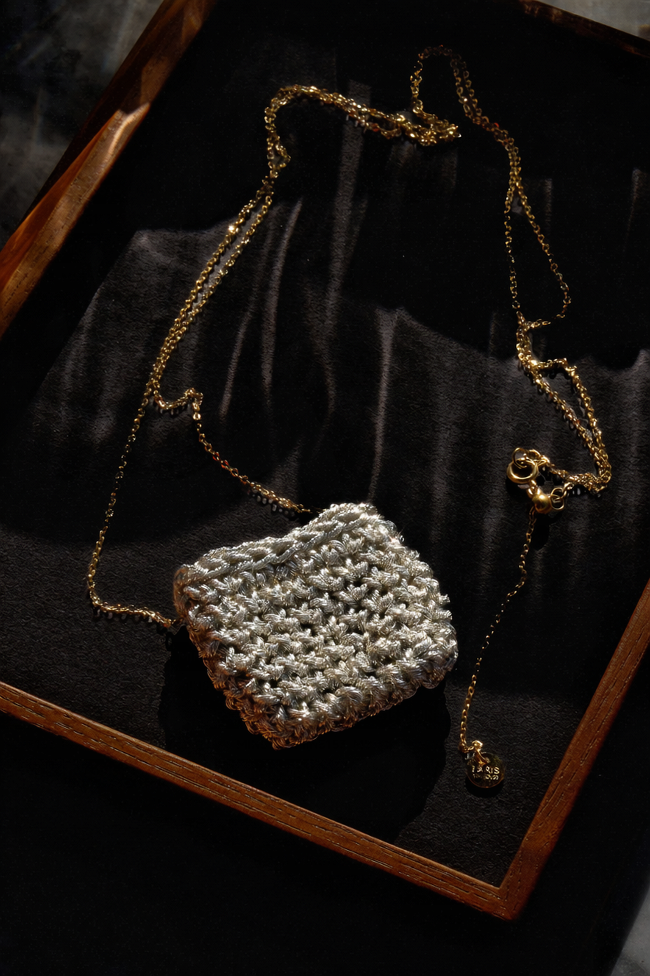 Handwoven Pouch Necklace