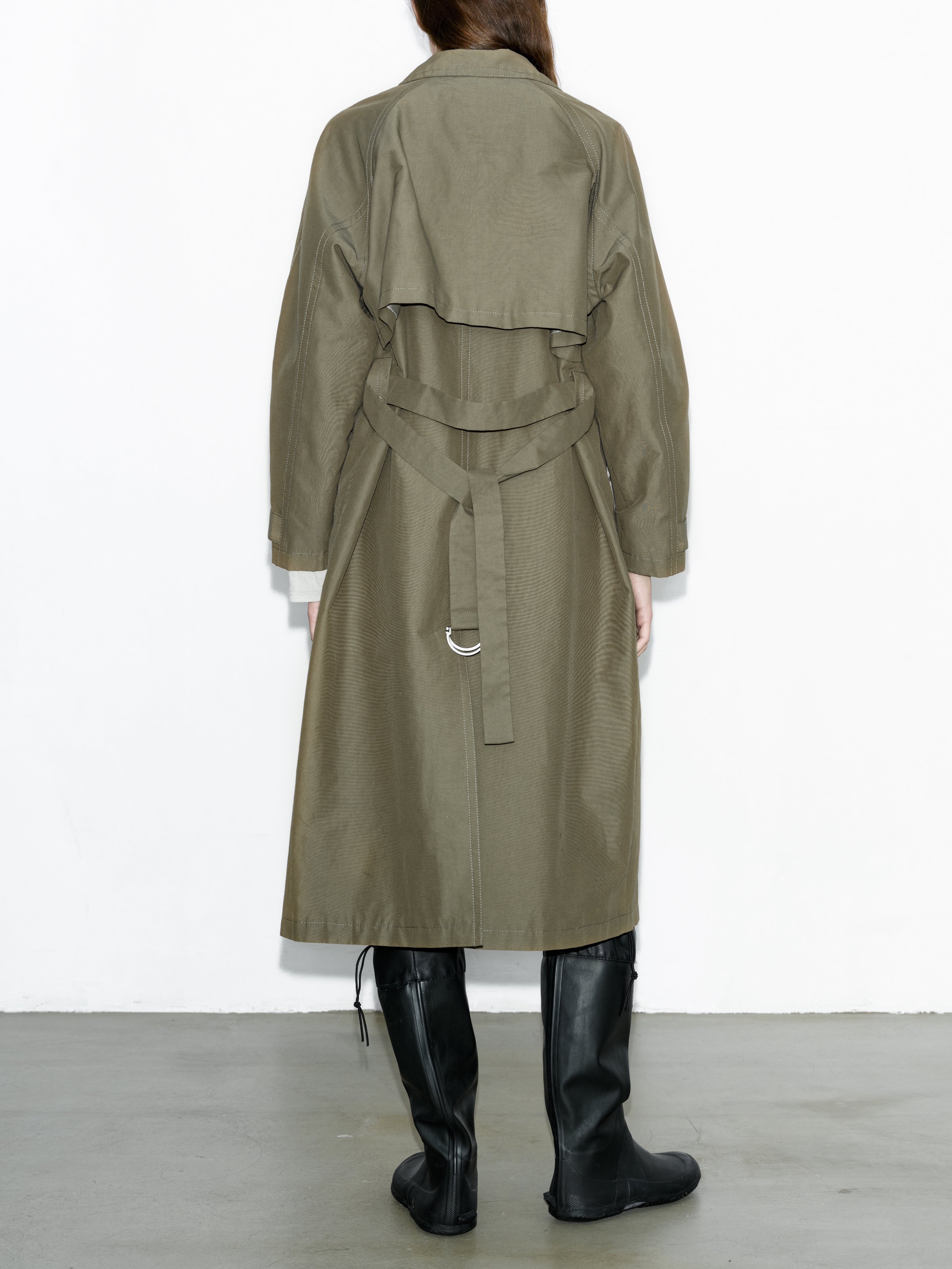 Army Green Trench Coat