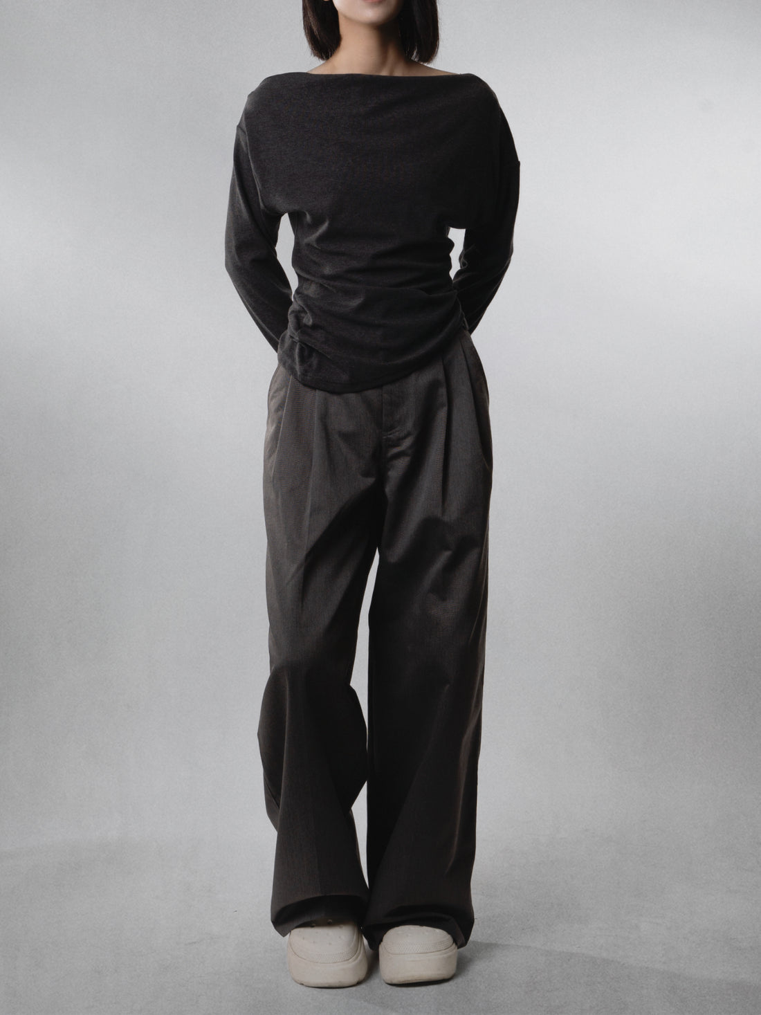 The Effortless Drape Wide-Leg Trousers