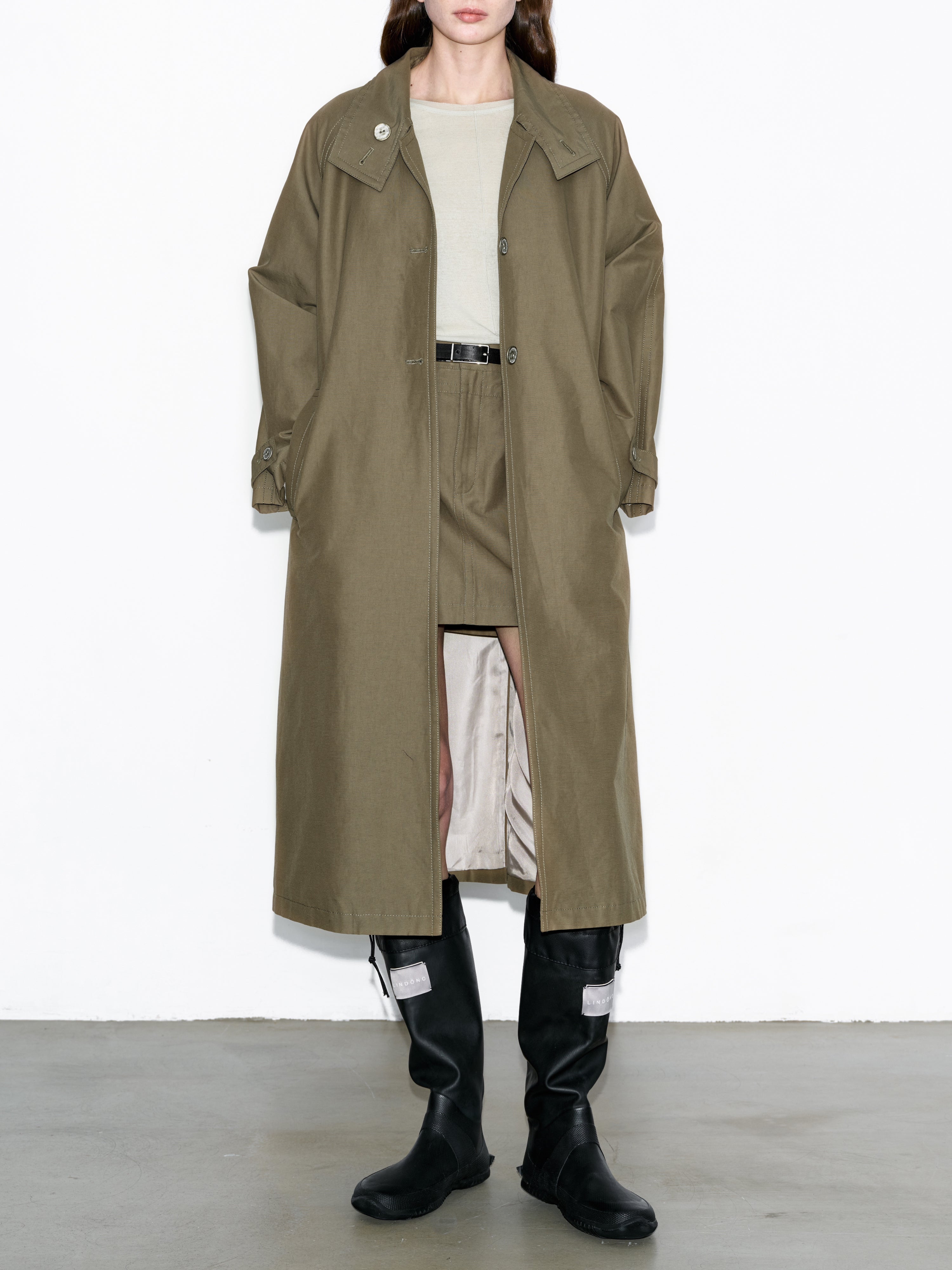 Army Green Trench Coat