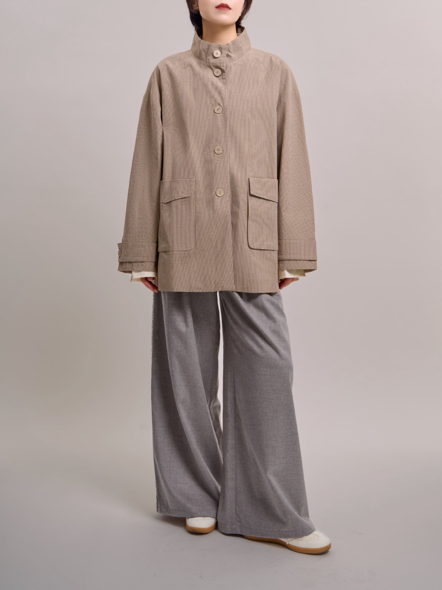 Minimal Check Jacket