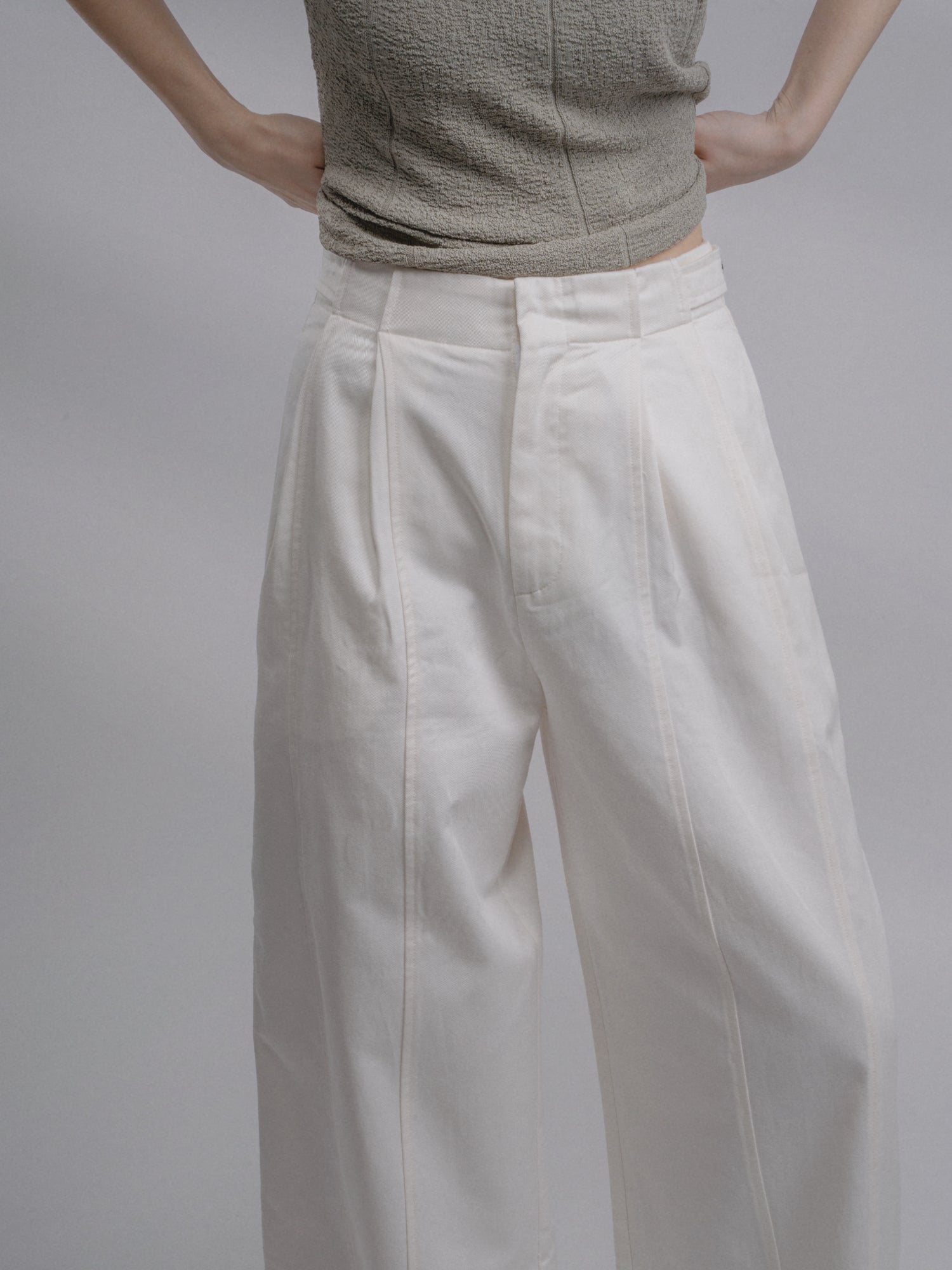 Tencel-Cotton Loose-Fit Trousers