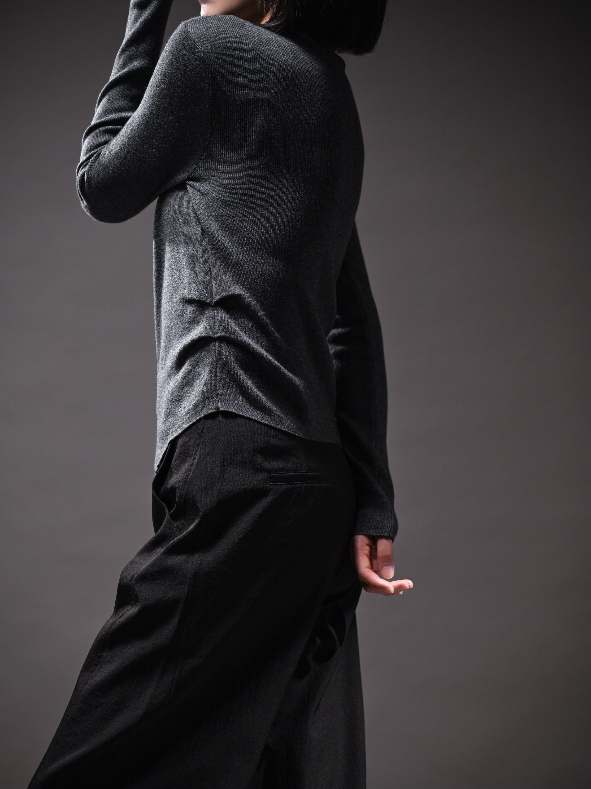 Early Spring Wool Top (Grey)