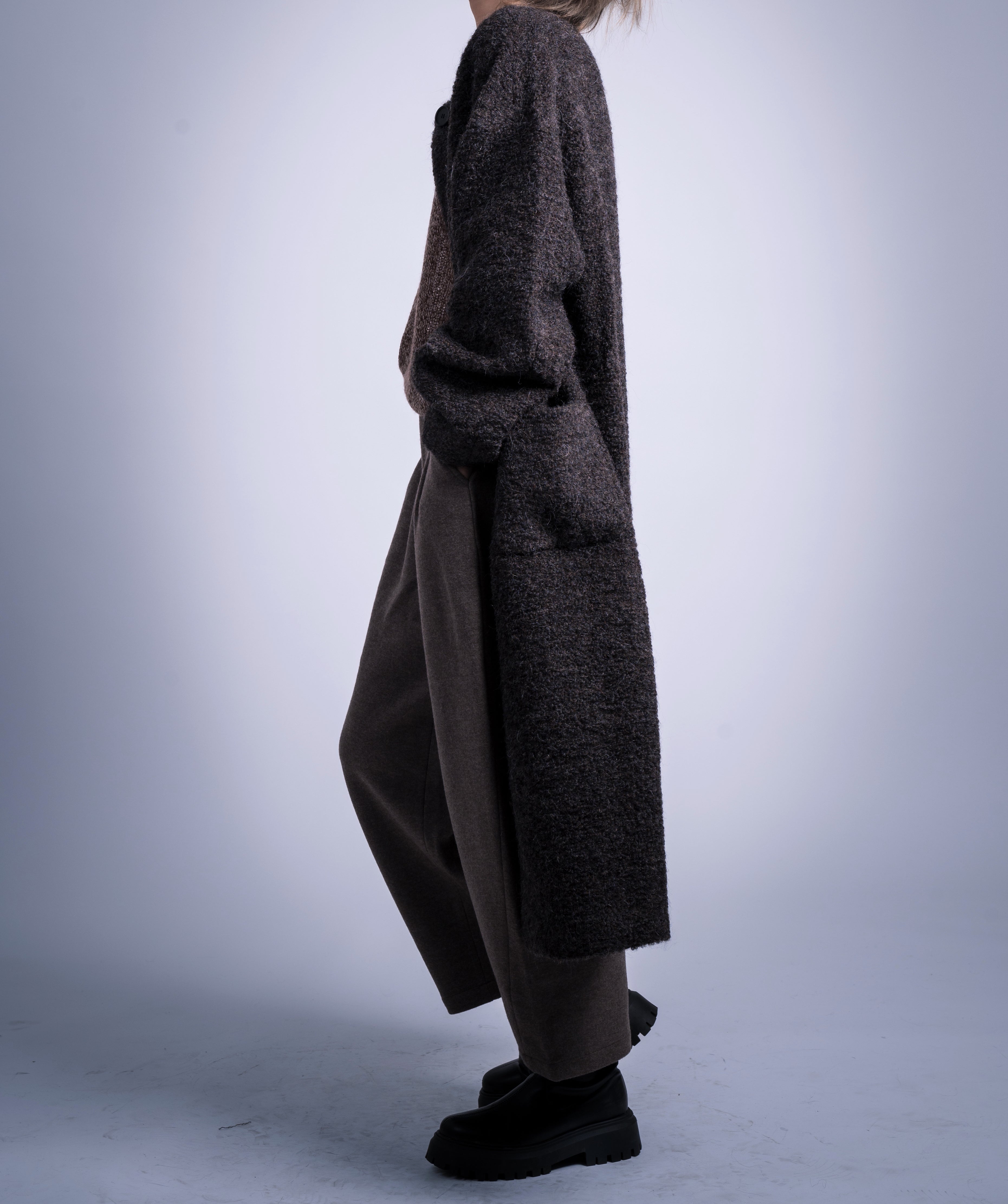 Sleek Charcoal Coat