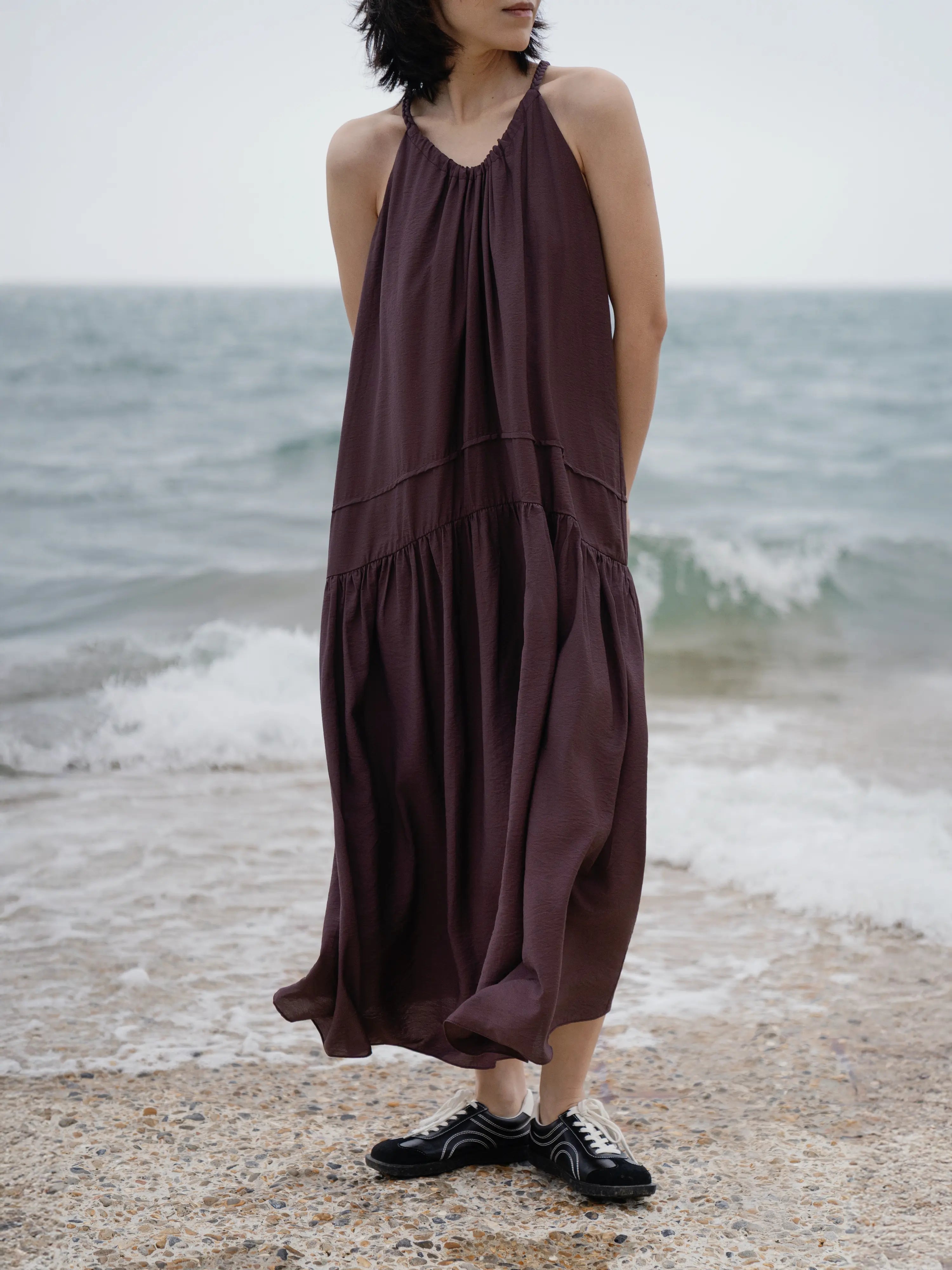 Braided Strap Maxi Dress