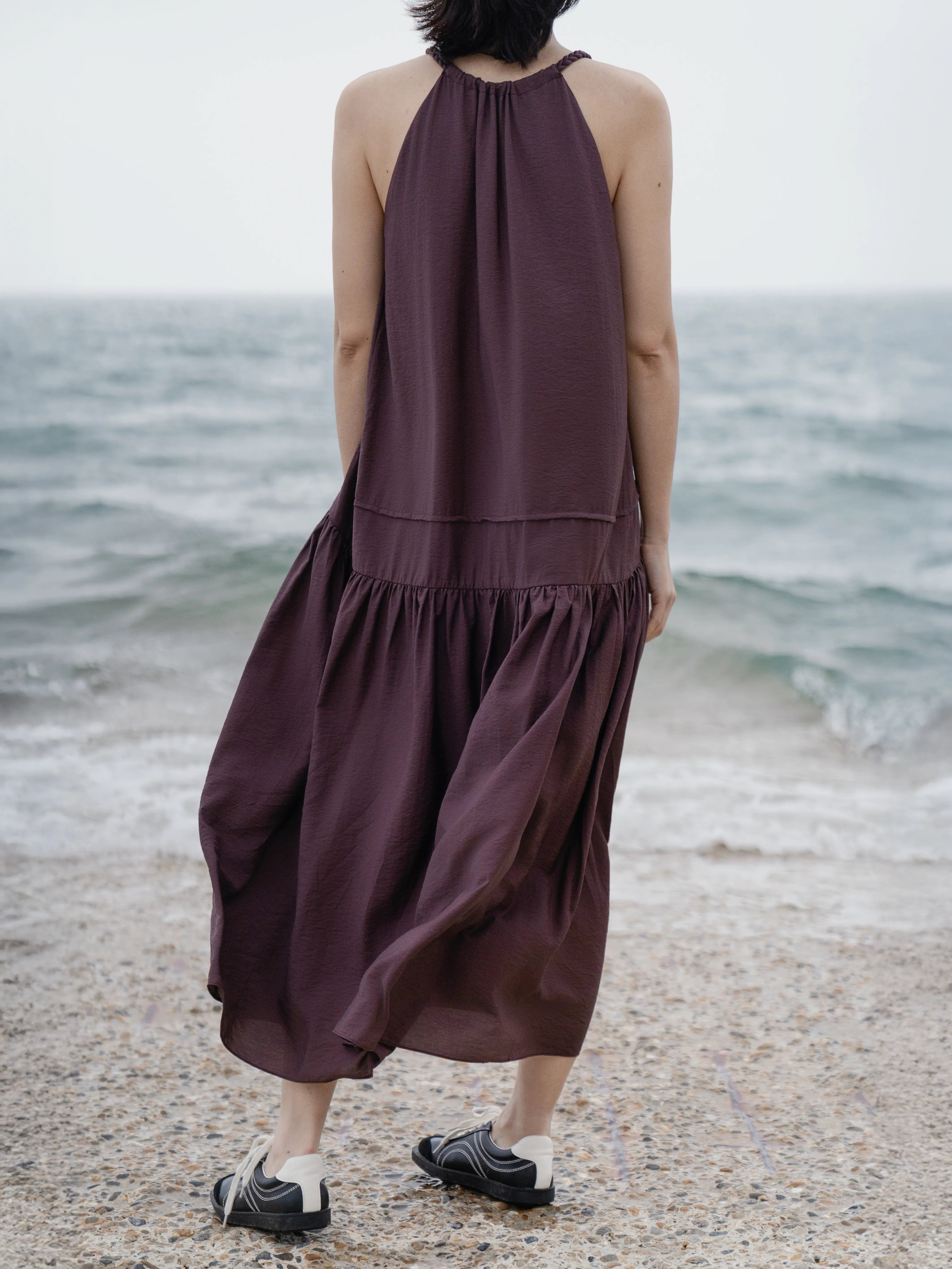 Braided Strap Maxi Dress