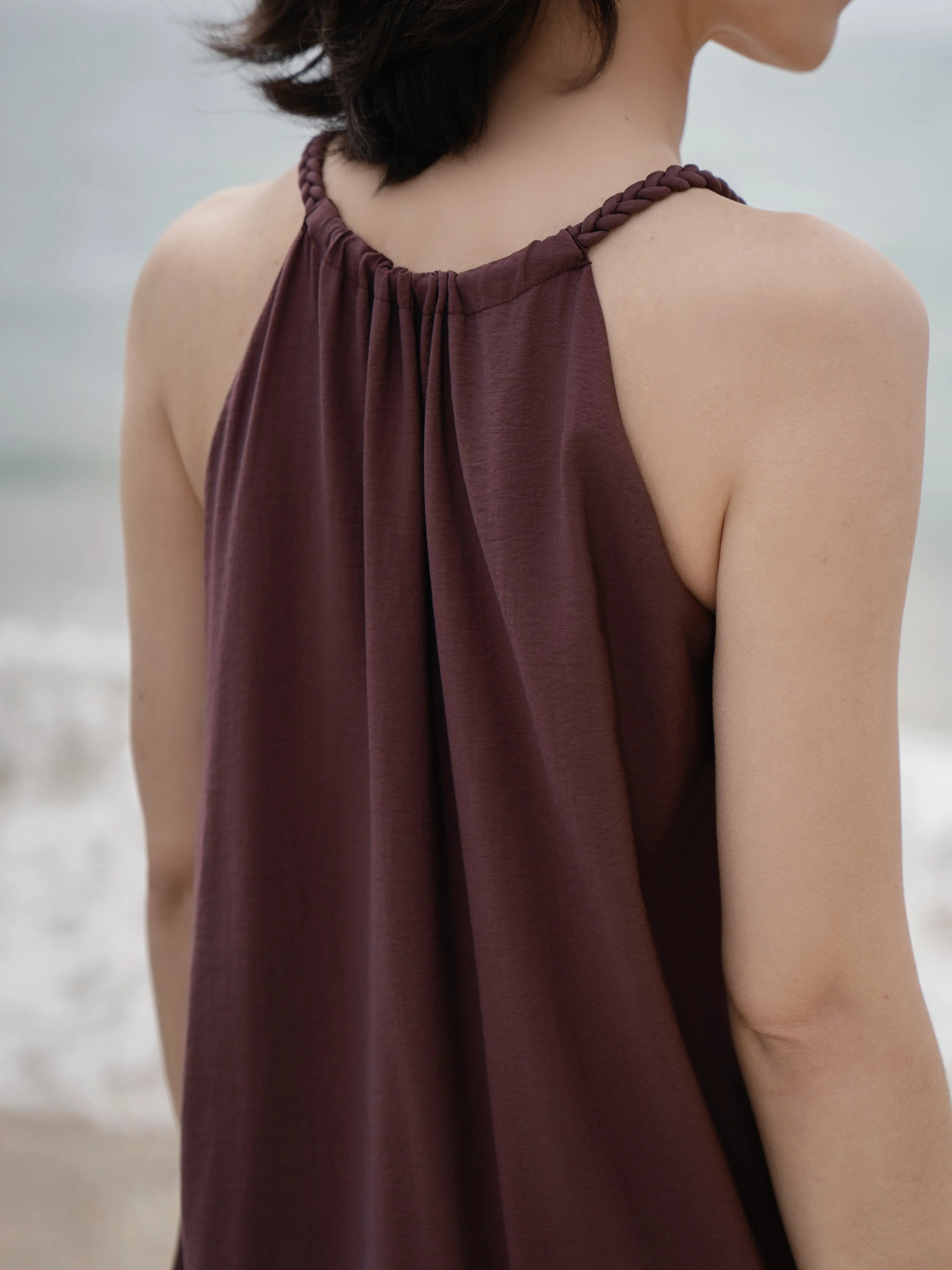 Braided Strap Maxi Dress