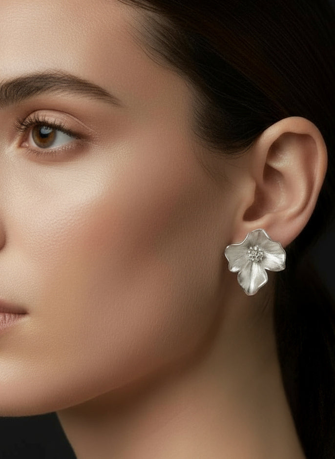 Flowing Petal Earrings