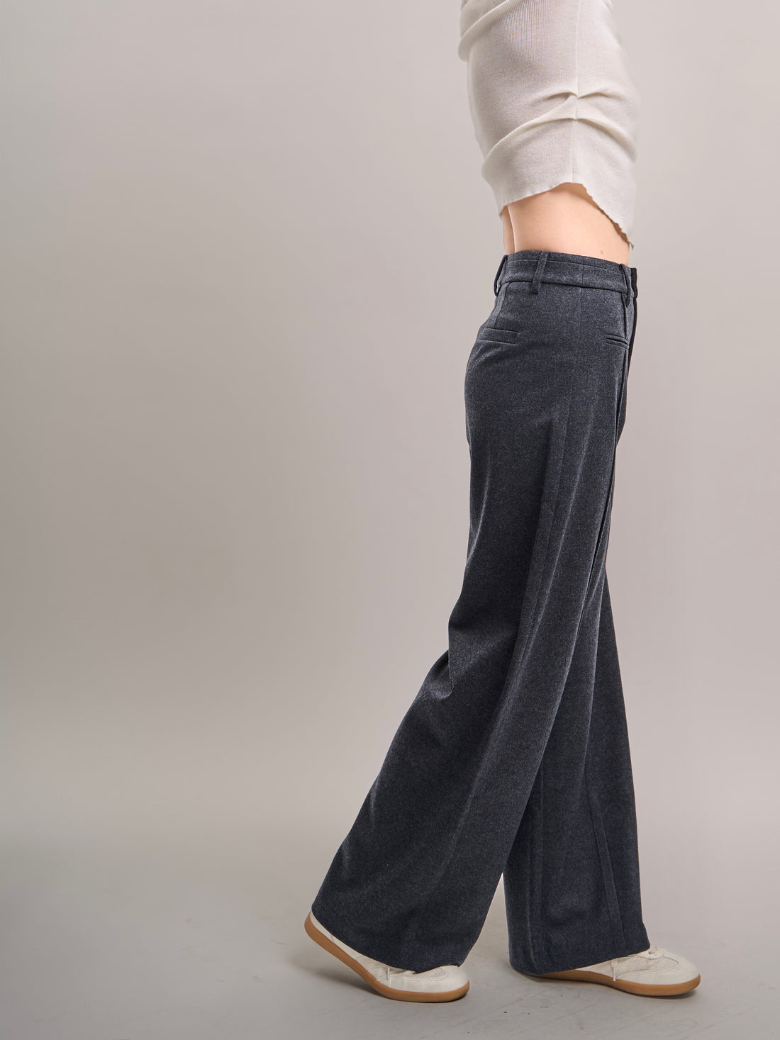 Minimalist Wool Pants丨极简羊毛长裤