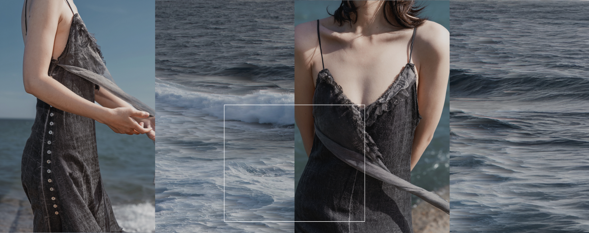 XXLSMILE Neo-East womenswear in ramie, linen and mulberry silk, modern Chinese-inspired design with subtle texture and dyeing details. 